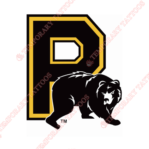 Providence Bruins Customize Temporary Tattoos Stickers NO.9111